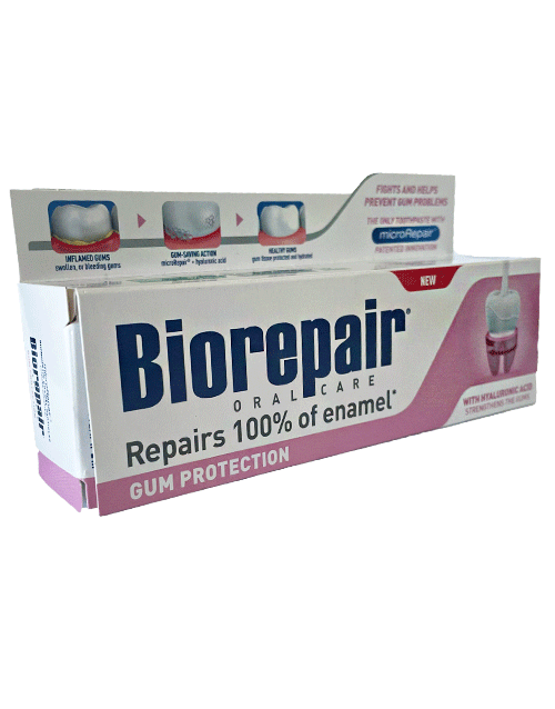 BIOREPAIR Зубная паста "Защита десен" 75 ml для взрослых и детей с 7 лет - фото 1 - id-p1997883678