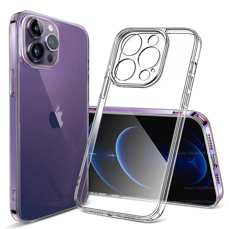 Прозорий чохол  для iPhone 13 Pro, силиконовый прозрачный чехол для айфон 13 про, чехол на айфон 13 про