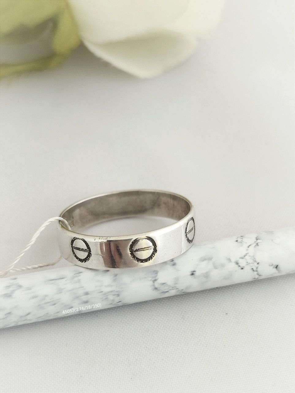 Кільце срібне 925 проби обручки