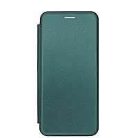 Чехол книжка для Samsung A71 / чехол на самсунг а71 (зеленый цвет) / на магните / с отделом для карт