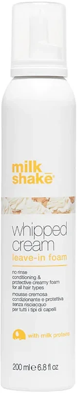 Крем-пінка незмивна для зволоження волосся Make My Day Whipped Cream Leave-In Foam Milk Shake, 200 мл