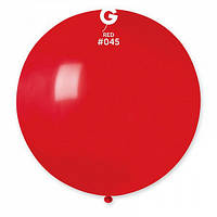 Шар латексный G 220 пастель 45 красный Gemar