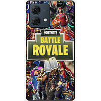 Силіконовий чохол бампер для Motorola Moto G84 гра Fortnite Фортнайт