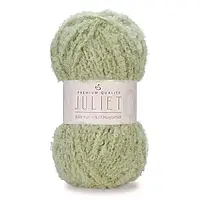 Nako JULIET (Нако Джульєт) № 12111 світло-зелений (Напіввовняна пряжа, нитки для в'язання)