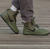 Чоловічі Зимові Кросівки Nike Lunar Force 1 Duckboot 17 Haki / Найк Лунар Форс 1 Дакбут 17 Хакі, фото 5