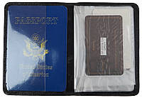 Кожаная обложка на паспорт загранпаспорт Giorgio Ferretti с ярким Новинка Xata