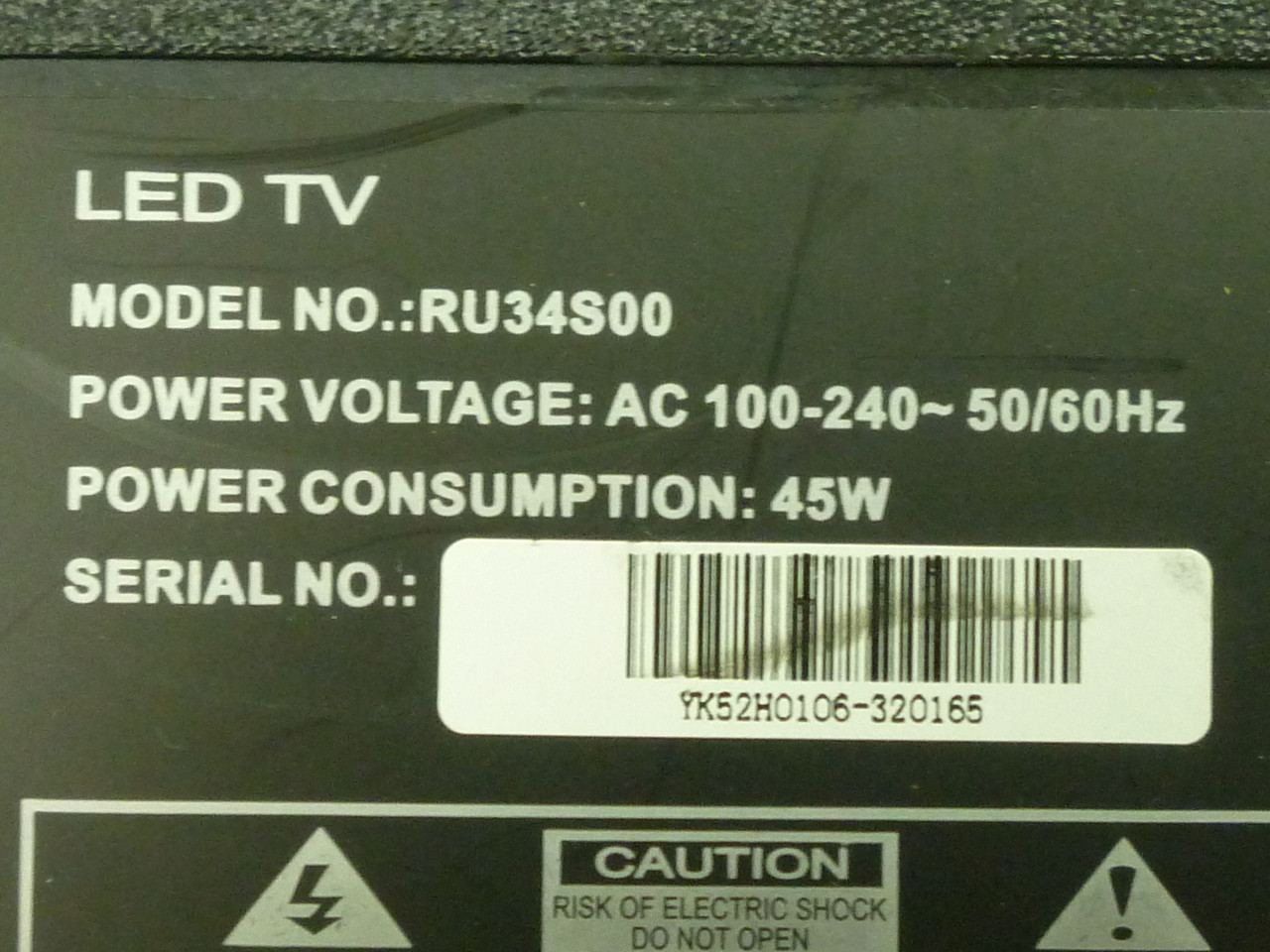 ІЧ-приймач LE-J390-D16, T-Con CV320H2-F01-XC-6, плата керування LE-K315-D16 від LED TV Samsung RU34S00
