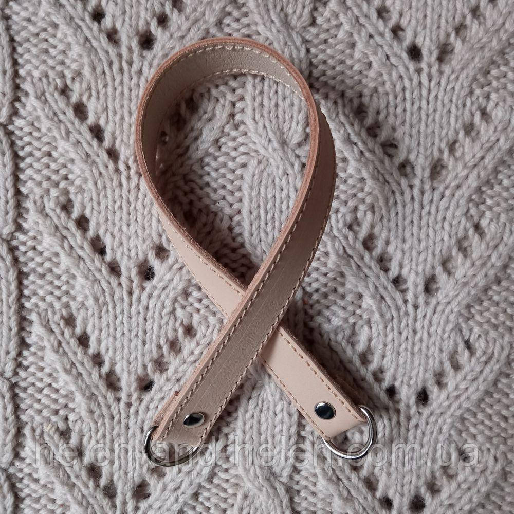 Ручка на півкільцях 40*2,5 (2). Слонова кістка, фото 1