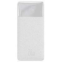 Повербанк УМБ Power Bank BASEUS Bipow PPDML-N02 30000mAh, 2USB, Type-C, PD, QC, 20W, 3A, белый S