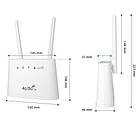Wi-Fi роутер 4G/5G CPE  B311 з вбудованим 4G модемом і батареєю на 5000 mAh, фото 4