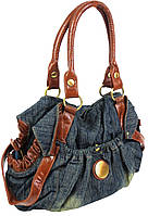 Вместительная женская джинсовая коттоновая сумка Fashion jeans bag Новинка Xata