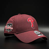 Оригинальная бордовая бейсболка 47 Brand Philadelphia Phillies MLB Sure Shot