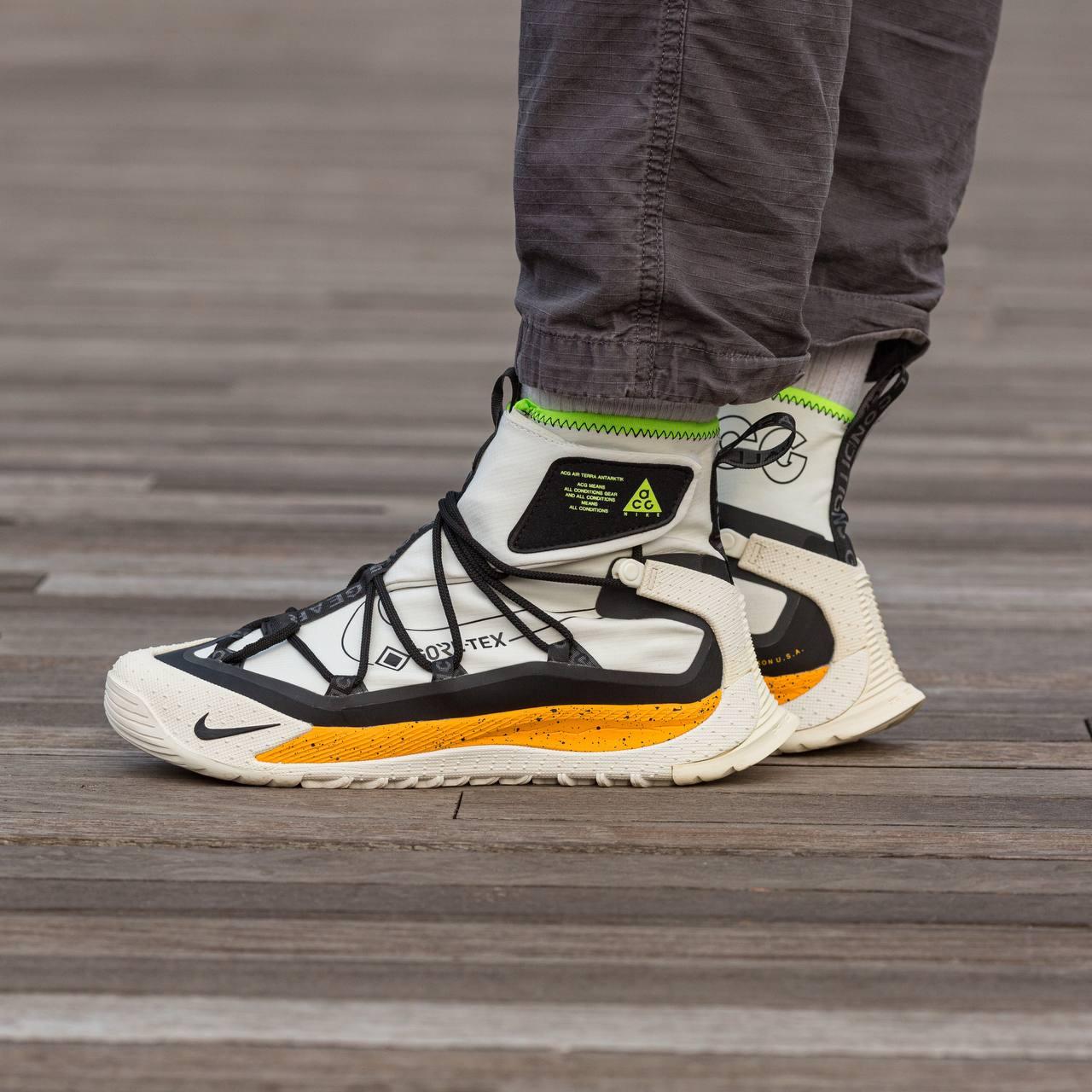 Зимові Чоловічі Кросівки Nike ACG Terra Antarktik GORE-TEX White / Найк АСГ Терра Антарктик Гор Текс Білі