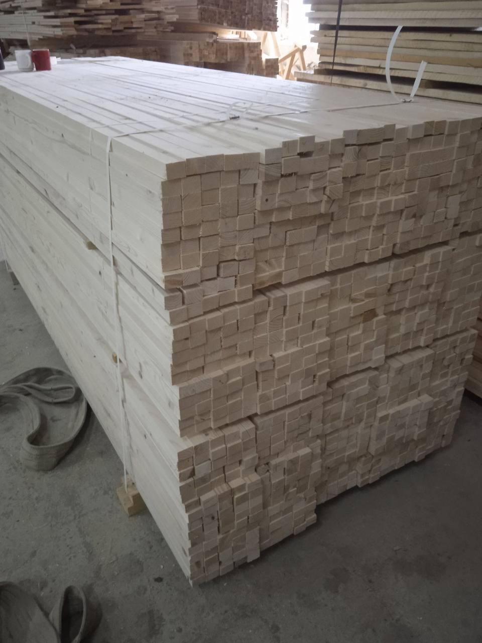 Купить Сухая строганная деревянная рейка 30*30*2000/4000 мм брус ...