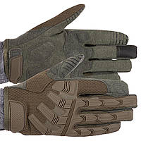 Перчатки тактические с закрытыми пальцами Military Rangers BC-9875 размер XL Оливковый