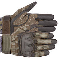 Перчатки тактические с закрытыми пальцами Military Rangers BC-9879 размер M Оливковый