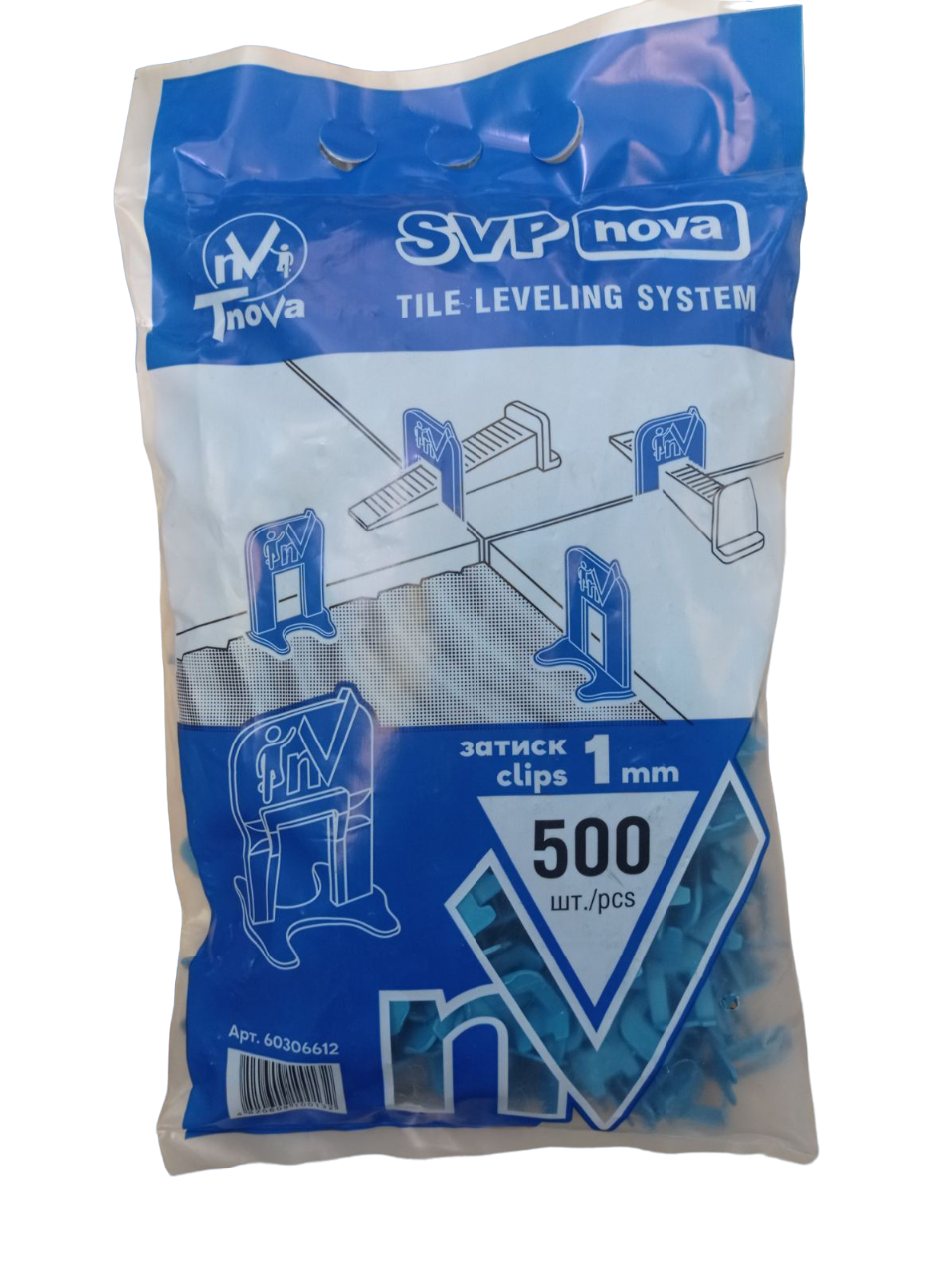 Основа для плитки 1 мм SVP-NOVA (500 шт/уп), фото 1