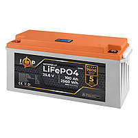 Акумулятор літієвий LP LiFePO4 24 вольт - 100 ампер (2560Wh) (BMS 80/40А) пластик LCD для ДБЖ, фото 4
