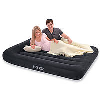 Двуспальная надувная кровать Intex 66780 со встроенным электронасосом (В004479)