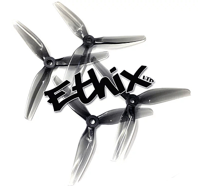 Пропелери HQProp Ethix S5 5040 3 лопаті. 2 пары CW/CCW