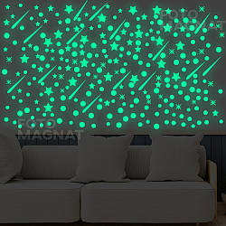 Фосфорні наліпки на стіну або стелю "Stardust" - люмінесцентні наліпки, що світяться, зіркове небо, 360 шт.