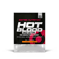 Предтренировочный комплекс Scitec Hot Blood No-Stim, 25 грамм Арбуз