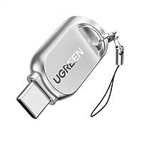 Картридер UGREEN USB-C to TF Card (MicroSD) Reader (CM331)