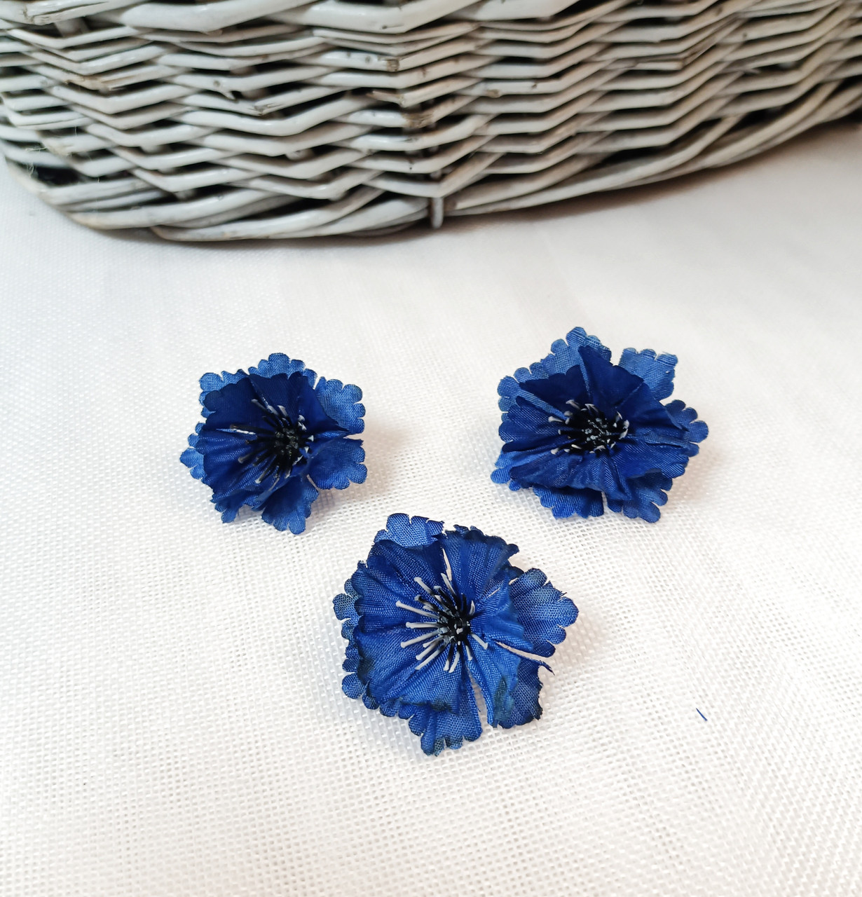 Волошка темно синя 4,5см, фото 1