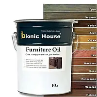 Масло для мебели с твердым воском Furniture Oil 10 л Белый