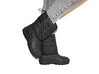 Дитячі чорні зимові чоботи пінка ЕВА розмір 31 32 33