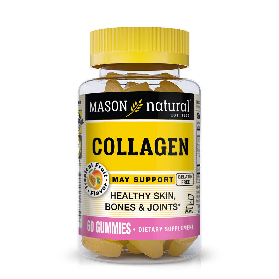 Препарат для суставов и связок Mason Natural Collagen, 60 жевательных таблеток - фото 1 - id-p1997884049