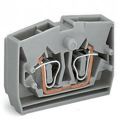 Клема 2-провідна проміжна Wago 2.5 мм2 для кріплення на панель 264-321