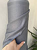 Сіра сорочково-платтєва лляна тканина, 100% льон, колір 192/1559, фото 3