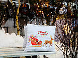 Подушка нічник З Новим роком — світна подушка з Новим роком — новорічний подарунок, фото 4
