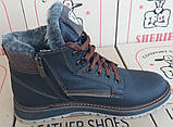 Черевики зимові чоловічі шкіряні від виробника модель ИШ23-Б82кор, фото 2