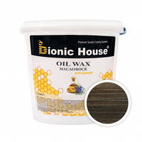 Масло-воск для дерева с пчелиным воском Bionic House Черный 1л