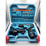 Акумуляторний шурупокрут 12 V з набором Makita DF330DWE, набір біт і запасний акумулятор, фото 6