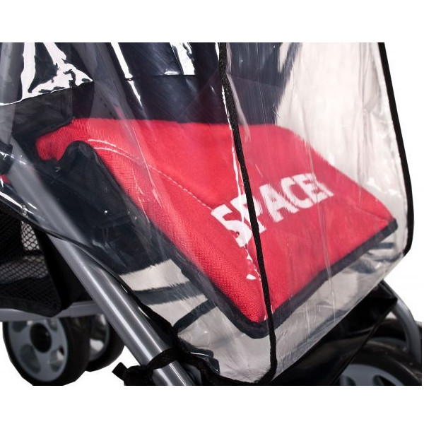 Дождевик защитный для прогулочной коляски с окошком Прозрачный - фото 3 - id-p1998002777