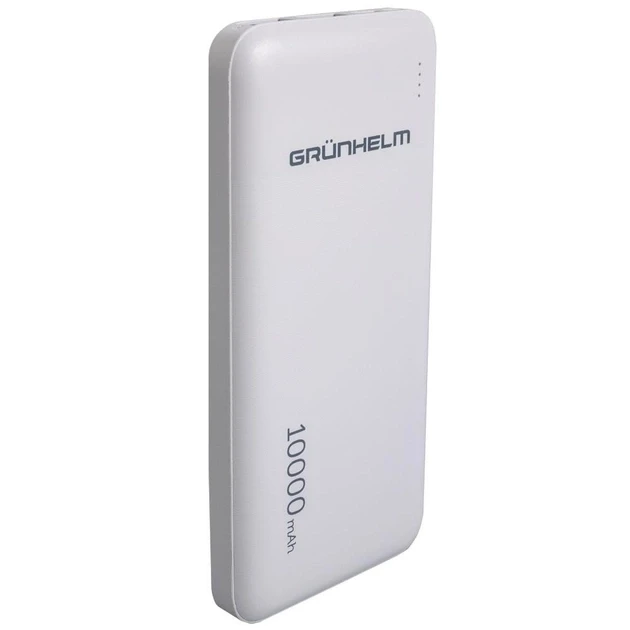 Повербанк GP-25AW 10000 mAh Grunhelm білий, фото 1