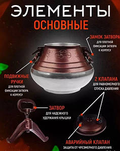 Афганський казан скороварка Rashko Baba 8 літрів комбінований алюміній виробництво Афганістан Рашко Баба