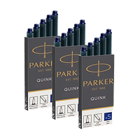 Картриджи чернильные Parker Quink 15 шт. синие 3 упаковки (11 410BLU3)