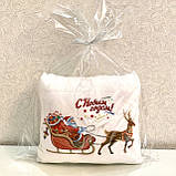 Подушка нічник З Новим роком — світна подушка з Новим роком — новорічний подарунок, фото 7