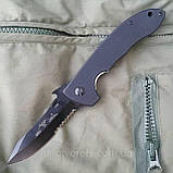 Ніж EMERSON, 8Cr13MoV, стропоріз, стоунвош, чорний, фото 2