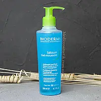 Bioderma Sébium Gel Moussant (Біодерма) - очищуючий гель для комбінованої та жирної шкіри 200 мл Франція