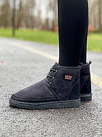 Модные угги женские Ugg Neumel Vegan Black. Классные Угги женские.