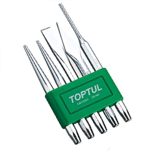 Набор зубил и выколоток TOPTUL 5 шт. GAAV0501, фото 1