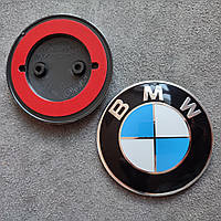 Емблема БМВ 5 серія Ф10 Ф11 82 мм BMW F10 F11 значок на передній бампер