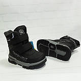Дитячі зимові черевики, термочеревики для хлопчика тм Tom.M, розміри 27 - 32, чорні., фото 4