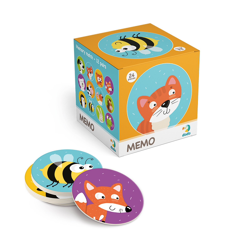 Гра Міні Мемо Тварини Dodo 300145, фото 1