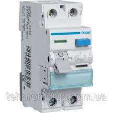 УЗО 2-полюса 16A 10mA тип-А Hager, фото 1